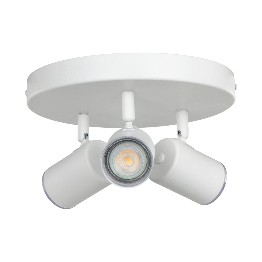 Eglo - Spot para casa de banho 3x GU10/5W/230V IP44 branco