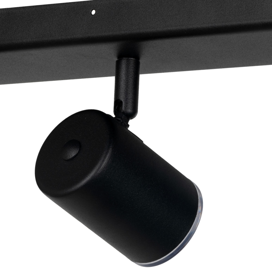 Eglo - Candeeiro de focos para casa de banho 3xGU10/5W/230V IP44 preto