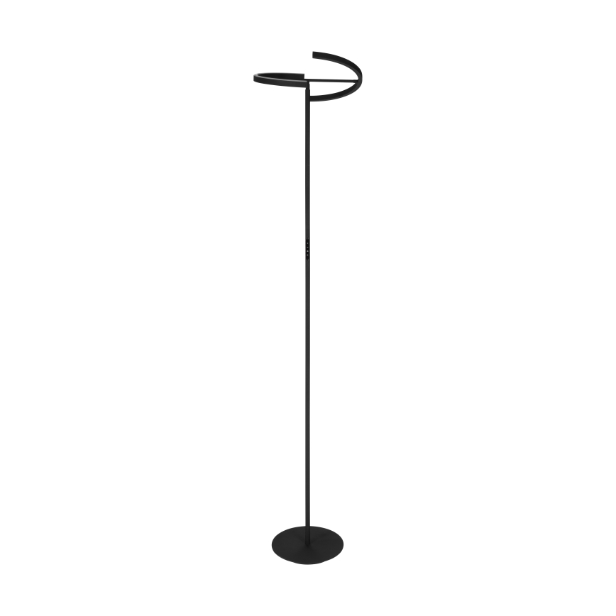 Eglo - Candeeiro de pé LED dimerizável 2xLED/8,8W/230V preto