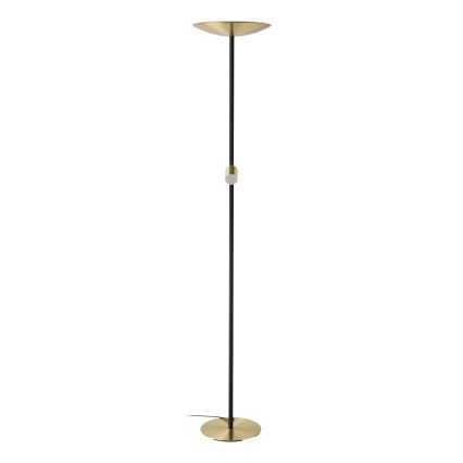 Eglo - Candeeiro de pé LED dimerizável LED/26,5W/230V + LED/4W dourado
