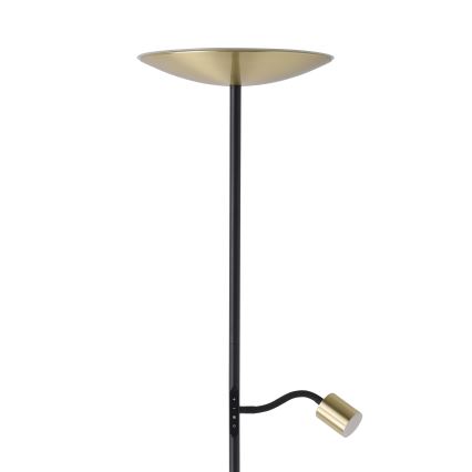 Eglo - Candeeiro de pé LED dimerizável LED/26,5W/230V + LED/4W dourado