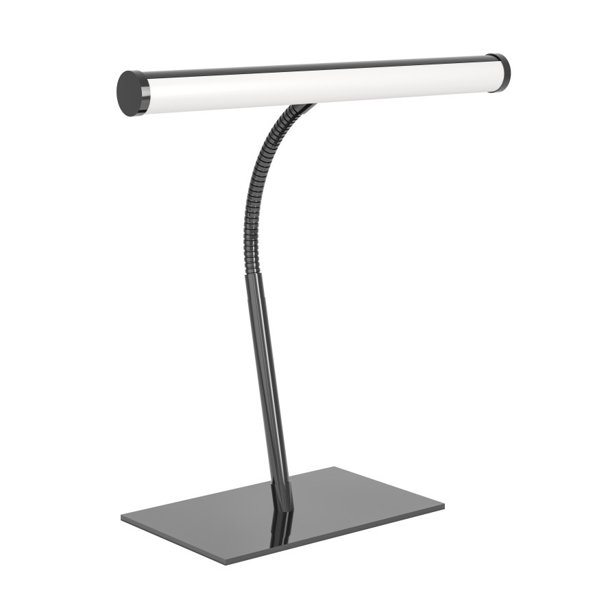 Eglo - Candeeiro de mesa tátil dimerizável LED/5W/230V 2700/4000/6500K preto cromado