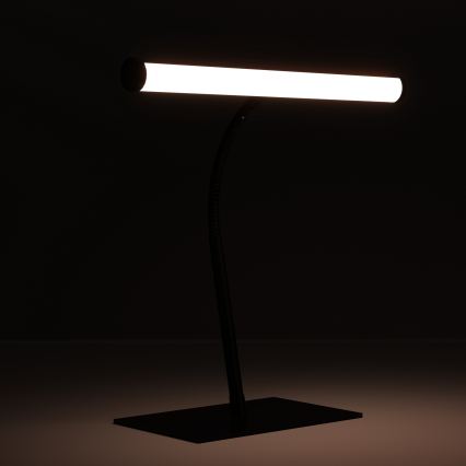 Eglo - Candeeiro de mesa tátil dimerizável LED/5W/230V 2700/4000/6500K preto cromado