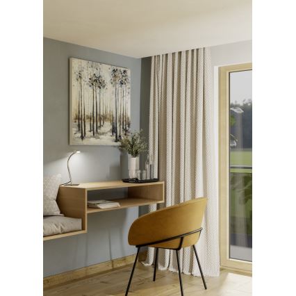 Eglo - Candeeiro de mesa tátil dimerizável LED/5W/230V 2700/4000/6500K cromado mate