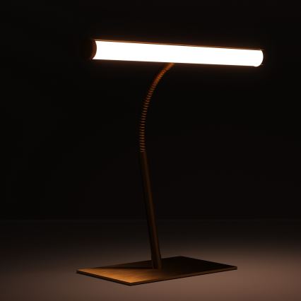 Eglo - Candeeiro de mesa tátil com regulação por toque, LED/5W/230V, 2700/4000/6500K, dourado