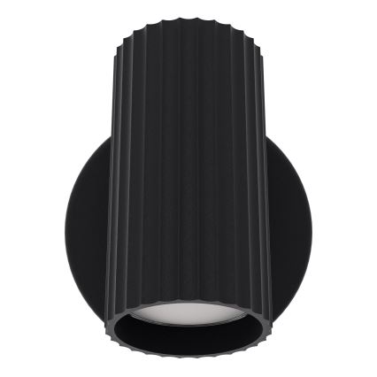Eglo - Aplique de parede direcional 1xGU10/5W/230V preto