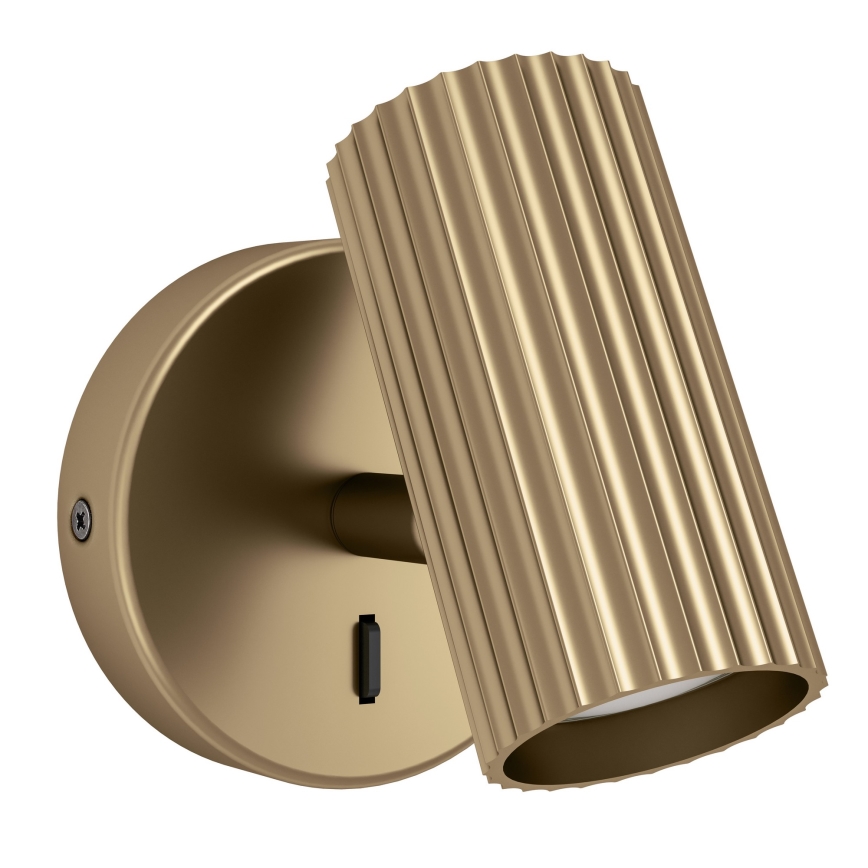 Eglo - Aplique de parede orientável 1xGU10/5W/230V dourado