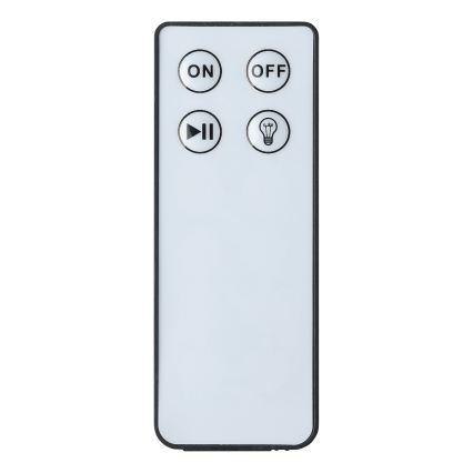 Eglo - Conjunto de 3 luminárias exteriores LED RGB LED/1W/230V IP44 pretas + controlo remoto