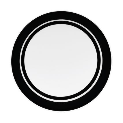 Eglo - Luminária de Teto LED/24W/230V 2700/4000/6500K Ø 40 cm preta