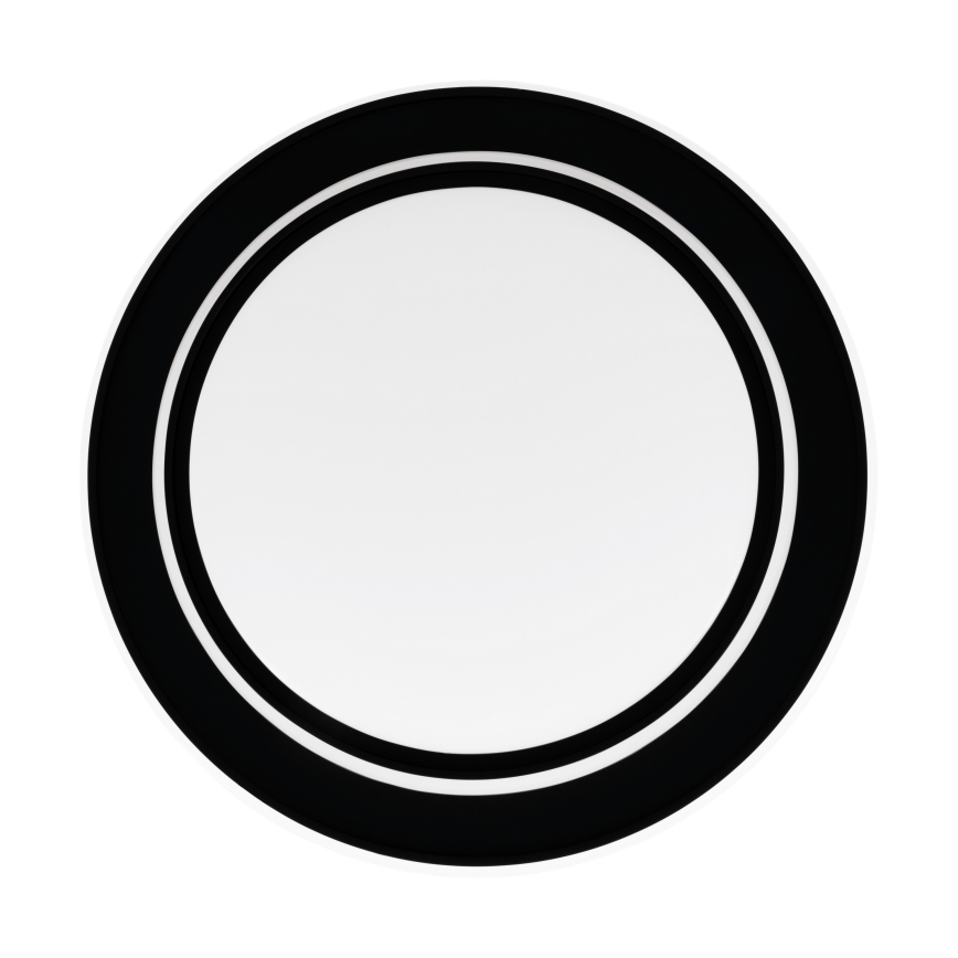 Eglo - Luminária de Teto LED/24W/230V 2700/4000/6500K Ø 40 cm preta