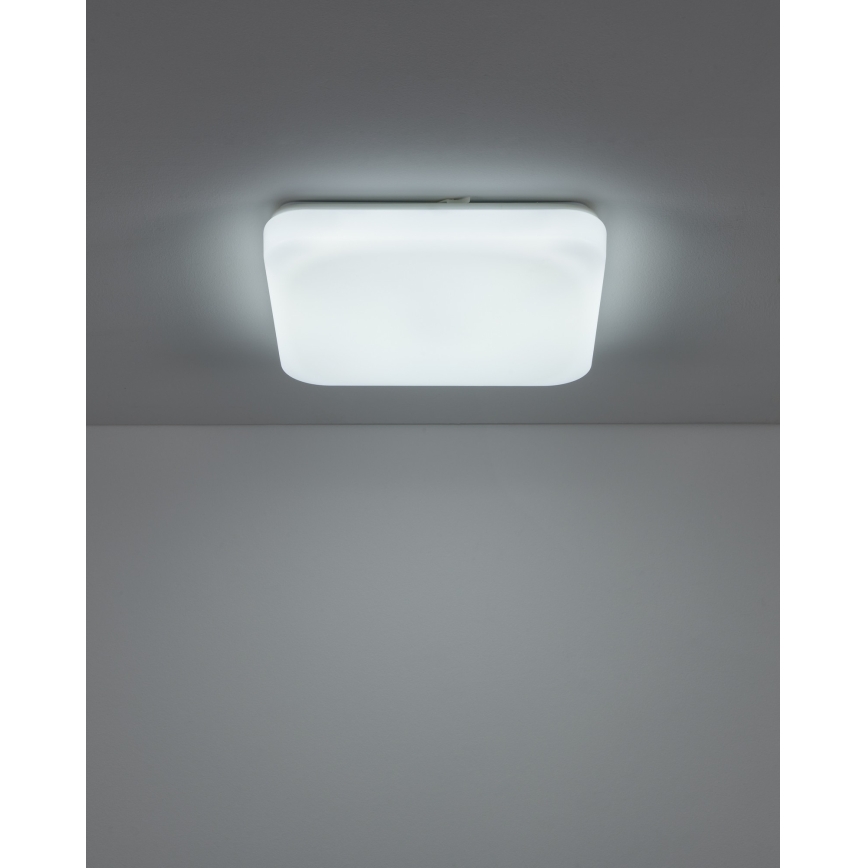 Eglo - Candeeiro de tecto para casa de banho LED/18W/230V 33x33 cm IP44