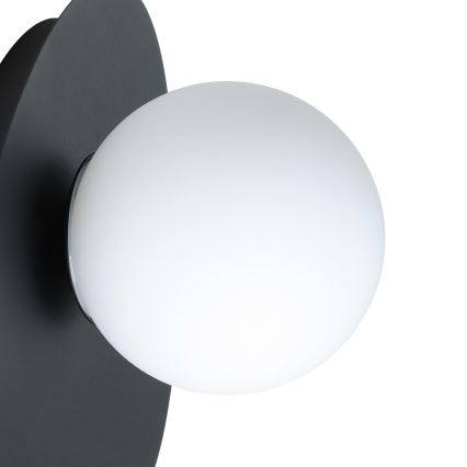 Eglo - Aplique de parede LED para casa de banho 1xG9/4,2W/230V IP44 preto