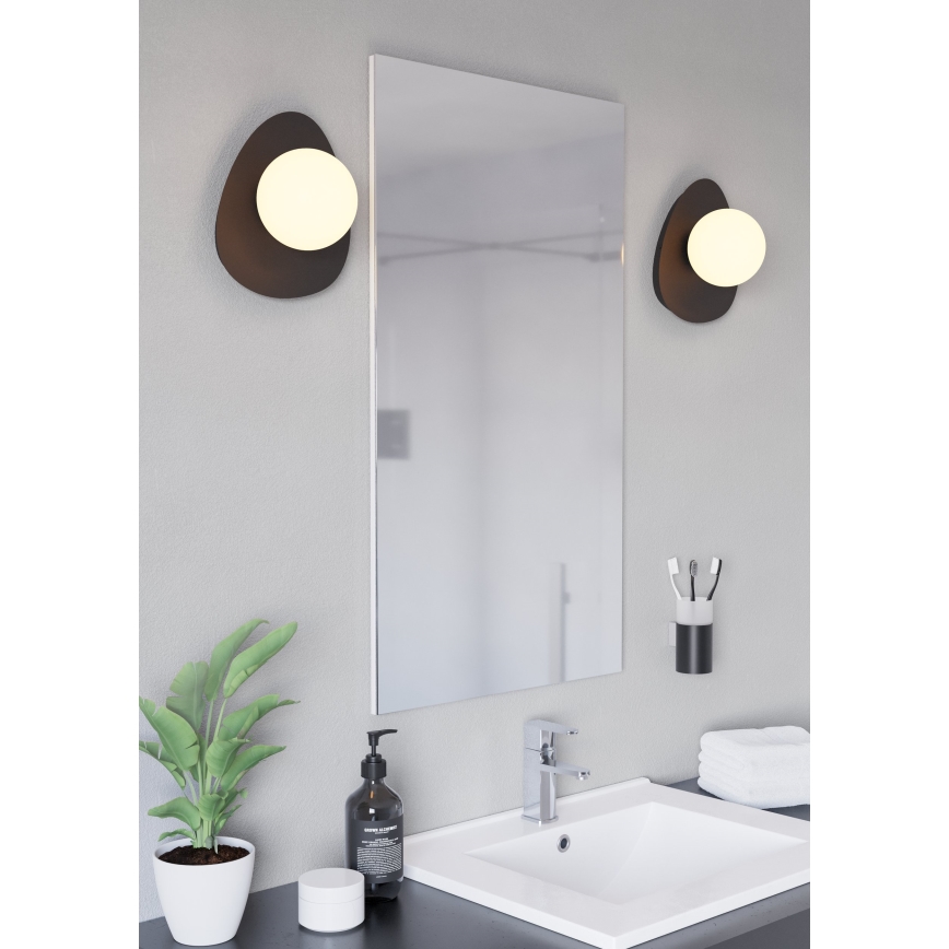 Eglo - Aplique de parede LED para casa de banho 1xG9/4,2W/230V IP44 preto