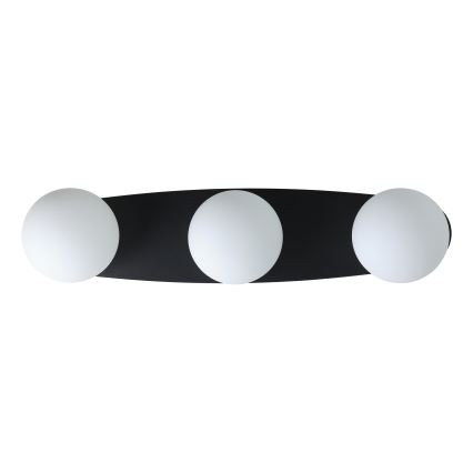 Eglo - Luminária de teto LED para casa de banho 3xG9/4,2W/230V IP44 preta