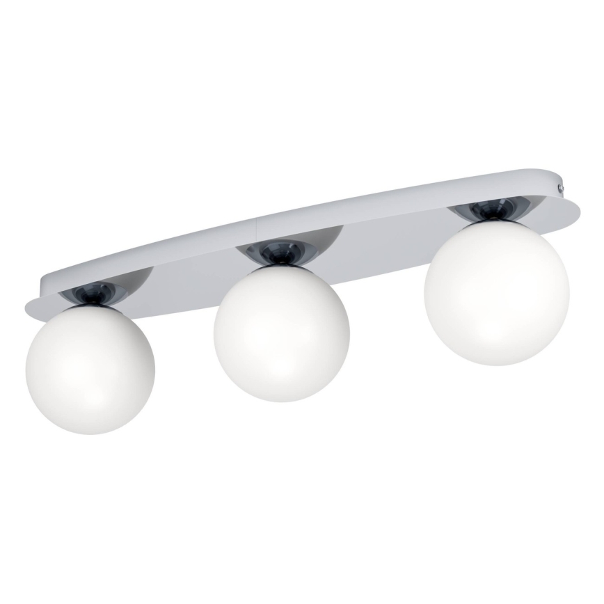 Eglo - Candeeiro de teto LED para casa de banho 3xG9/4,2W/230V IP44 cromado brilhante