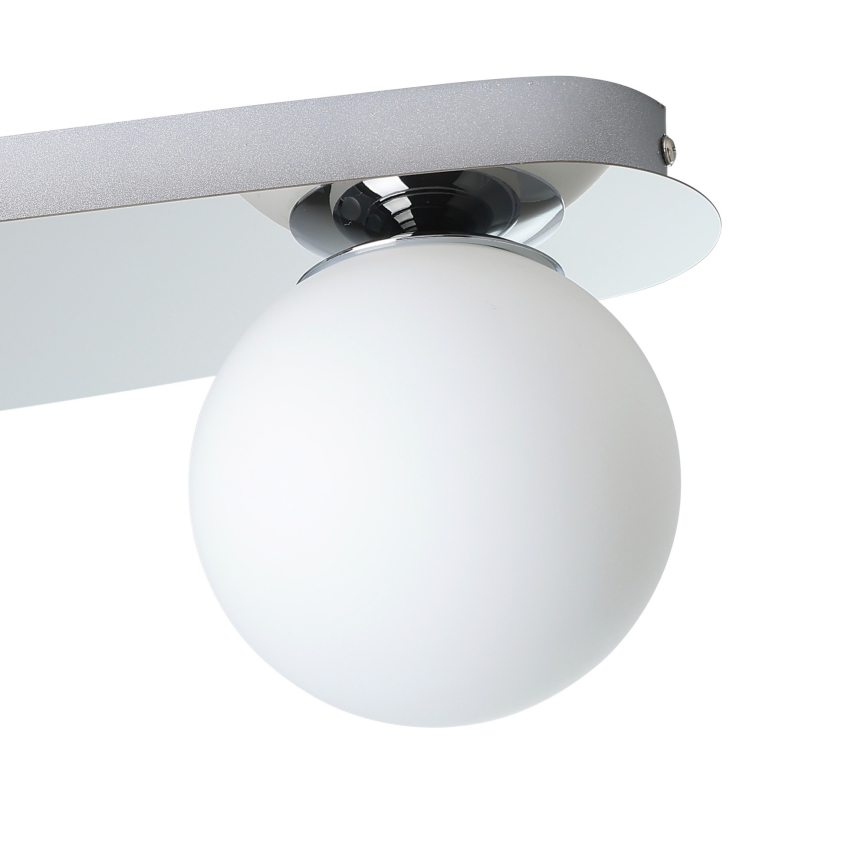 Eglo - Candeeiro de teto LED para casa de banho 3xG9/4,2W/230V IP44 cromado brilhante