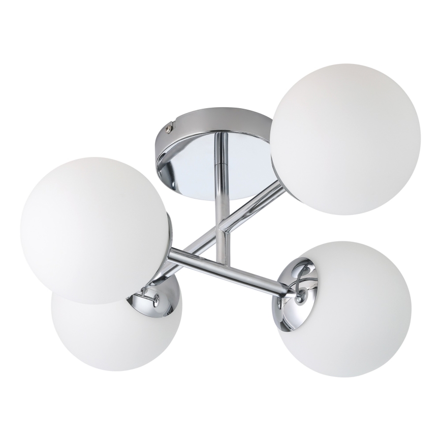 Eglo - Plafon LED para casa de banho 4xG9/4,2W/230V IP44 cromo brilhante