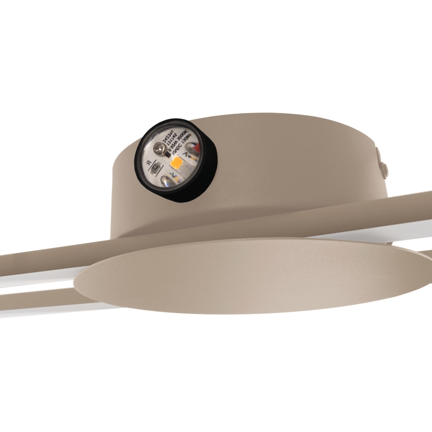 Eglo - Aplique de parede LED/20W/230V + LED/0,91W bege