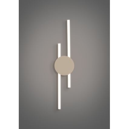 Eglo - Aplique de parede LED/20W/230V + LED/0,91W bege