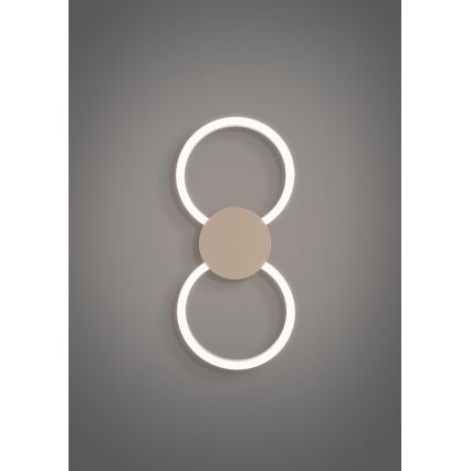 Eglo - LED Aplique de parede LED/20W/230V + LED/0,91W bege