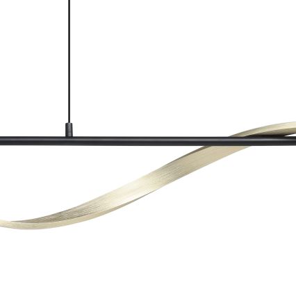 Eglo - Lustre LED suspenso por cabo LED/20W/230V 2700/4000/6500K preto/dourado