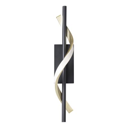 Eglo - Aplique de parede LED/8,8W/230V 2700/4000/6500 K preto/dourado
