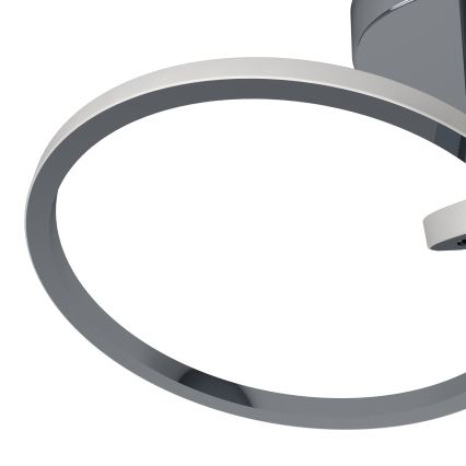 Eglo - Candeeiro de tecto LED/12W/230V 2700/4000/6500K cromado brilhante