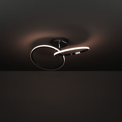 Eglo - Candeeiro de tecto LED/12W/230V 2700/4000/6500K cromado brilhante