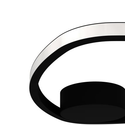 Eglo - Candeeiro de tecto LED/9,7W/230V Ø 37,5 cm preto