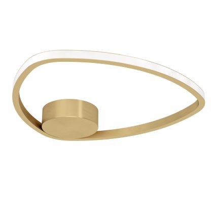 Eglo - Candeeiro de tecto LED/9,7W/230V Ø 37,5 cm dourado