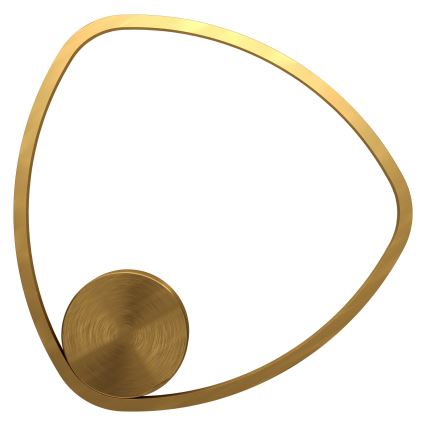 Eglo - Candeeiro de tecto LED/9,7W/230V Ø 37,5 cm dourado