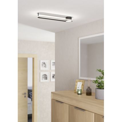 Eglo - Candeeiro de teto LED/24W/230V 2700/4000/6500K preto