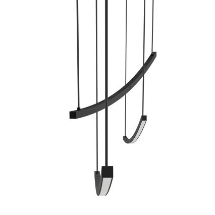 Eglo - Lustre Pendente LED Dimerizável em Cabo LED/22W/230V 2700/4000/6500K preto