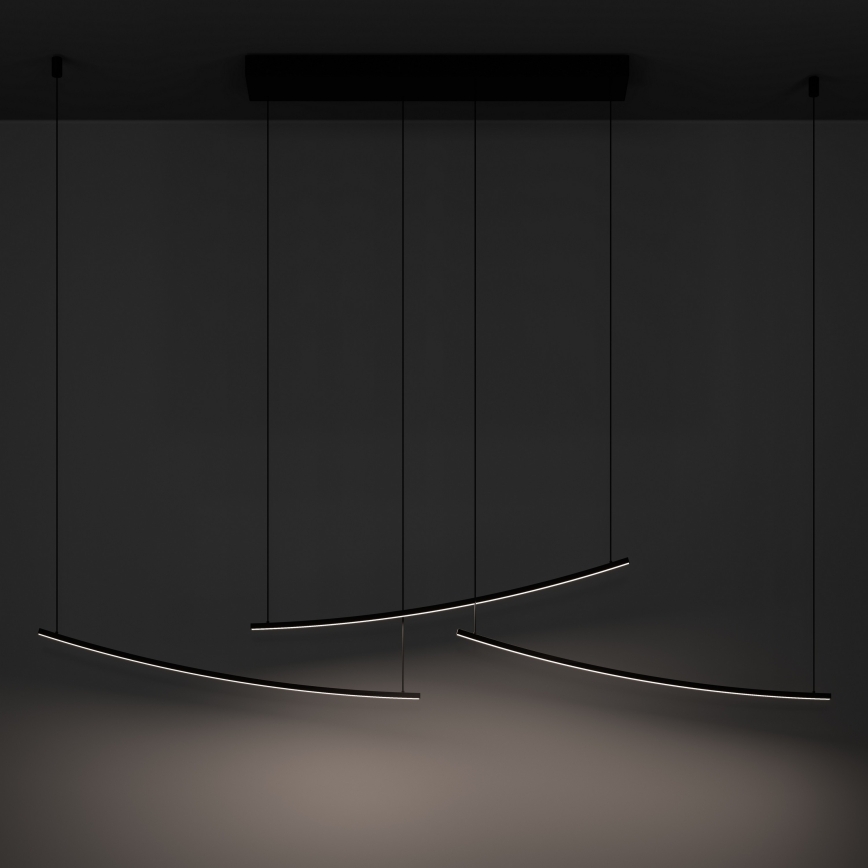 Eglo - Lustre Pendente LED Dimerizável em Cabo LED/22W/230V 2700/4000/6500K preto