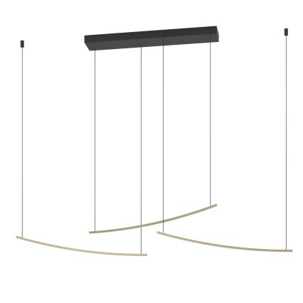 Eglo - Lustre pendente em cabo LED dimerizável LED/22W/230V 2700/4000/6500K dourado