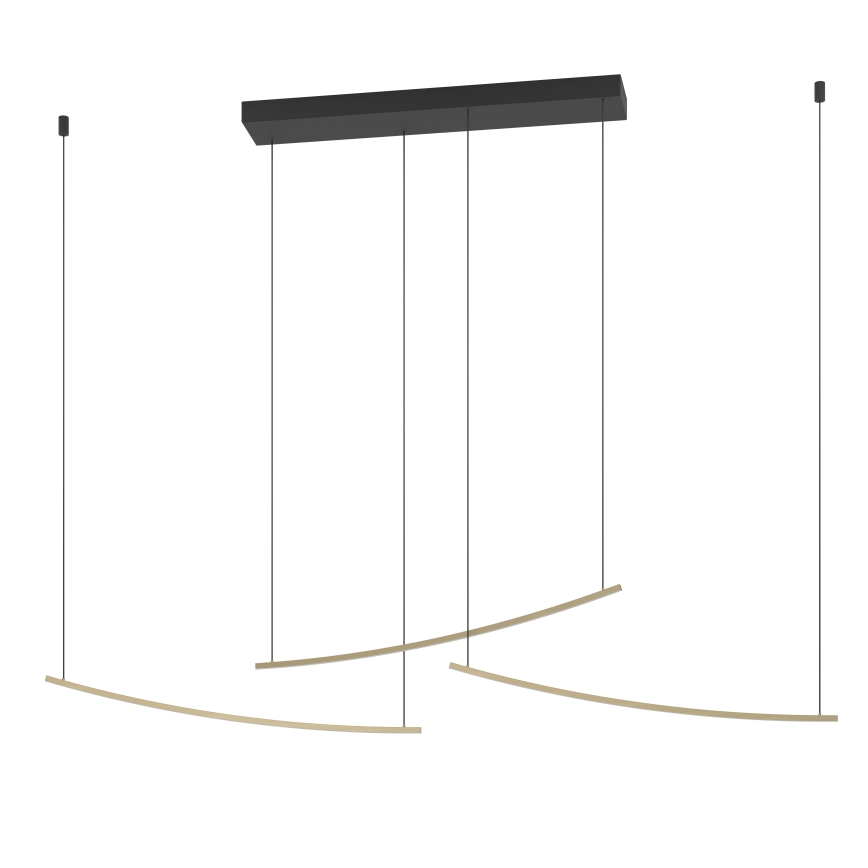 Eglo - Lustre pendente em cabo LED dimerizável LED/22W/230V 2700/4000/6500K dourado
