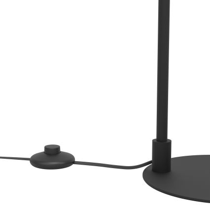 Eglo - Candeeiro de pé dimerizável LED RGBW LED/7,5W/230V 2700-6500K preto