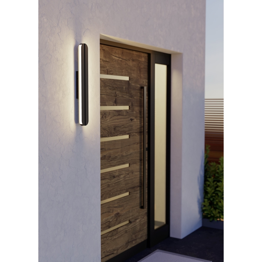 Eglo - Aplique de parede LED para exterior LED/10,5W/230V IP44 2700/4000/6500K preto