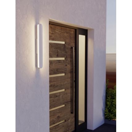 Eglo - Aplique de parede LED para exterior LED/10,5W/230V IP44 2700/4000/6500K branco