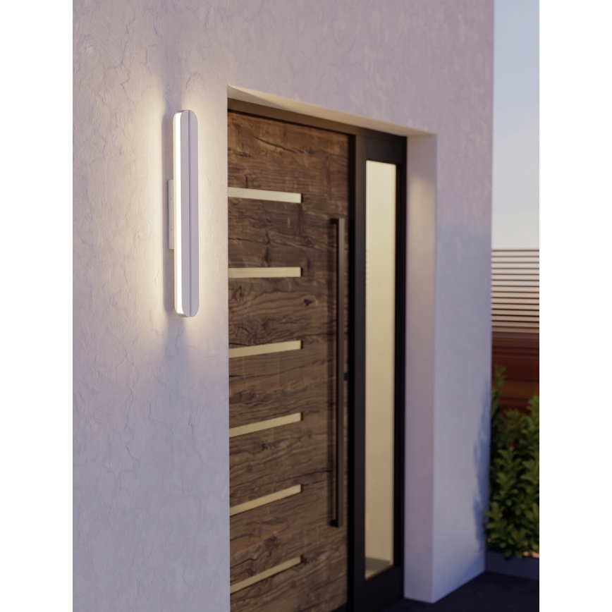 Eglo - Aplique de parede LED para exterior LED/10,5W/230V IP44 2700/4000/6500K branco