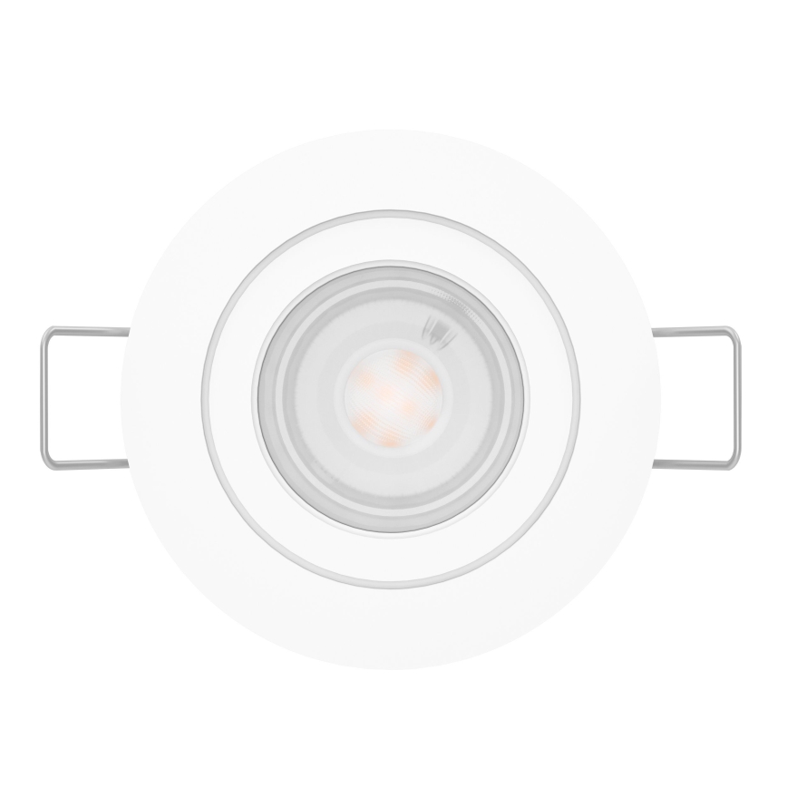 Eglo - Spot LED de embutir para casa de banho 1x GU10/4,5W/230V IP44, branco