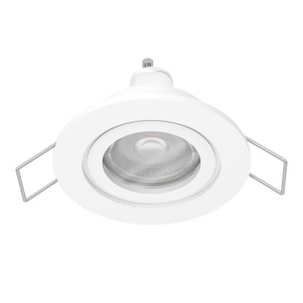 Eglo - Spot LED encastrado para casa de banho 1xGU10/4,5W/230V IP44 branco
