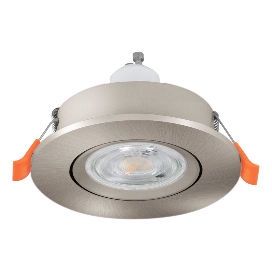 Eglo - Spot LED encastrável para casa de banho 1xGU10/4,5W/230V IP44 cromado fosco