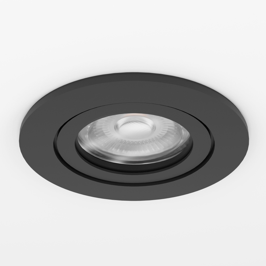 Eglo - Spot de embutir LED 1xGU10/4,5W/230V preto