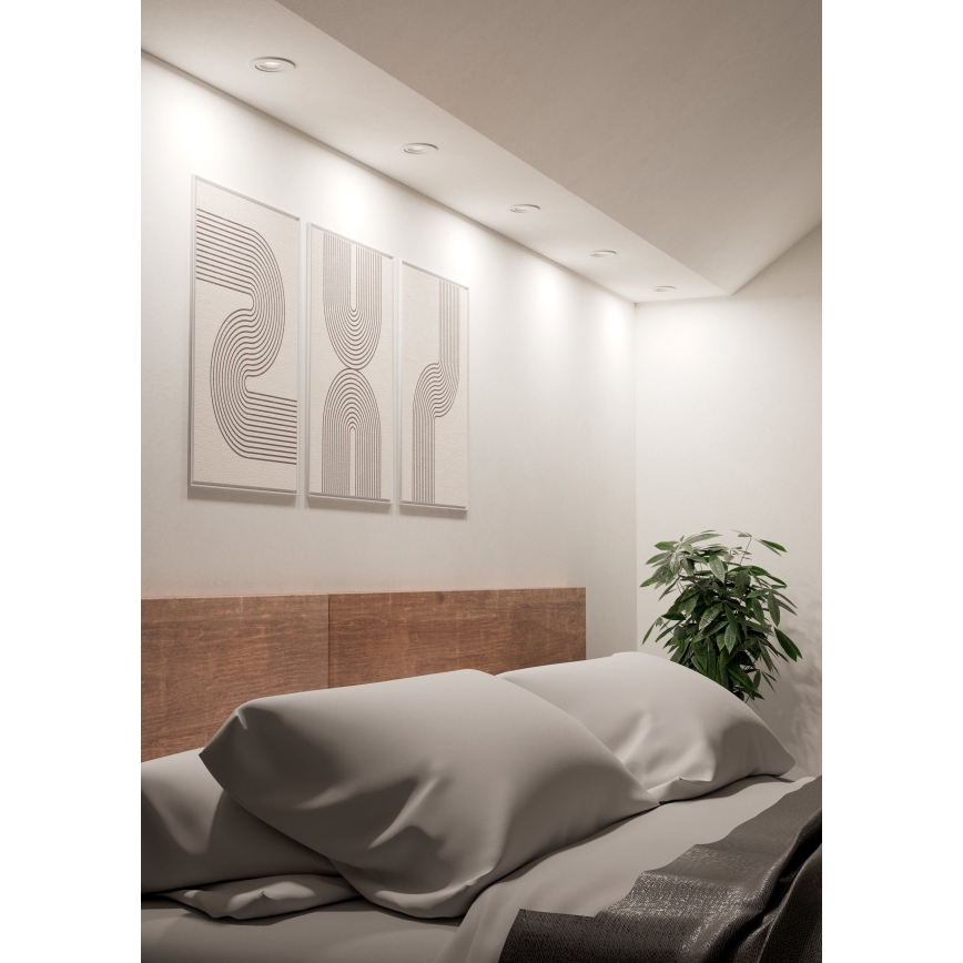 Eglo - Spot LED encastrado LED/4,8W/230V 2700/4000/6500K branco