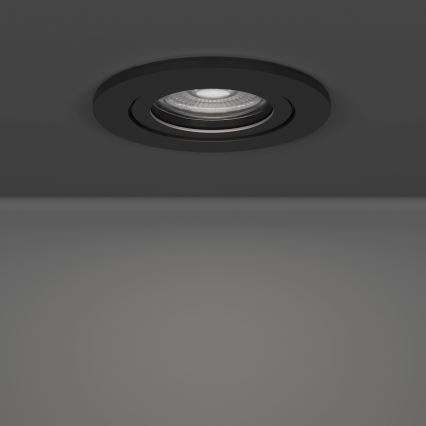 Eglo - Conjunto de 3 spots LED encastrados, 4,8W, 230V, 2700/4000/6500K, preto