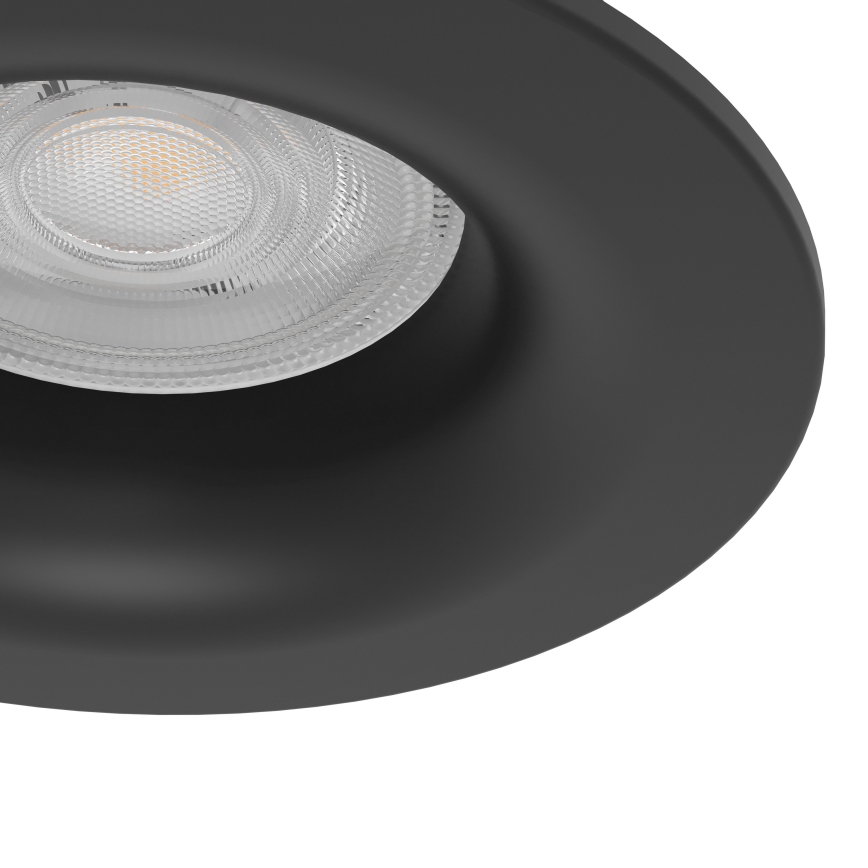 Eglo - Conjunto de 3 luminárias LED de embutir para casa de banho LED/4,9W/230V 2700/4000/6500K Ø 8,8 cm IP65 pretas