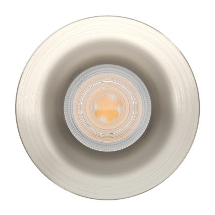 Eglo - Candeeiro LED de encastrar para casa de banho, 4,9W/230V, 2700/4000/6500K, Ø 8,8 cm, IP65, cromo mate