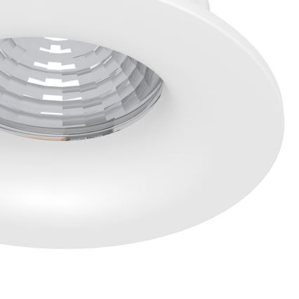Eglo - Conjunto de 3 focos encastráveis LED dimerizáveis LED/4,8W/230V Ø 8,8 cm branco