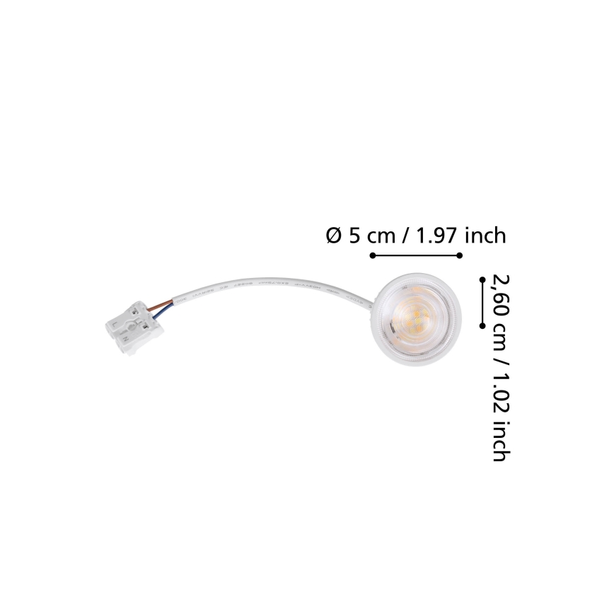 Eglo - Módulo LED dimerizável para exterior LED/4,8W/230V 2700/4000/6500K IP44